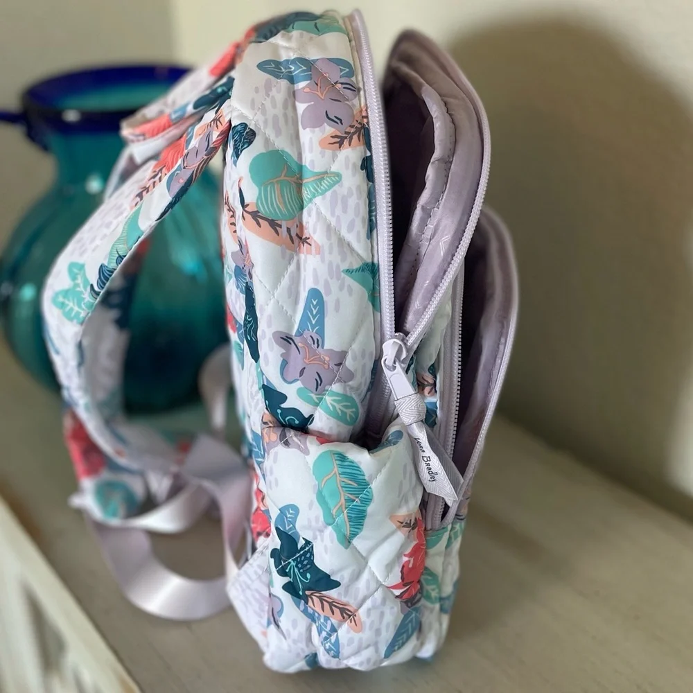 VERA BRADLEY ULTRALIGHT COMPACT  BACKPACK TROPICAL FLORAL